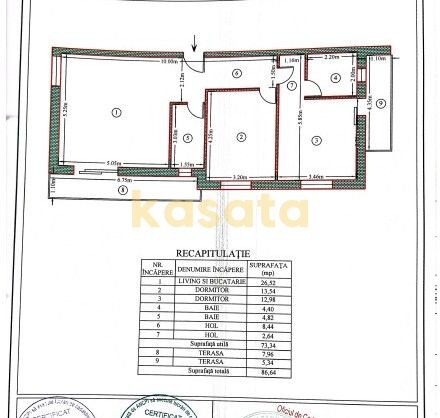 Militari Residence, oportunitate, apartament 3 camere, decomandat.